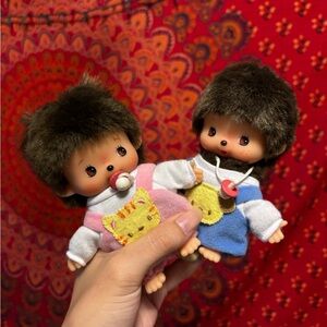 Monchichi Baby Monkey Cat and Dog Babies!